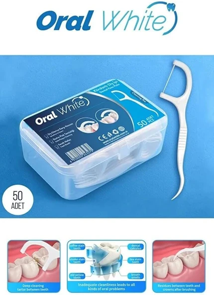 White Cleaning Kürdanlı İpi, Aromasız ürün görseli 1