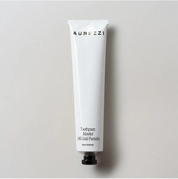 Aurezzı Menthol Mentol Aromalı 24K Altın Parçacıkları Beyazlatıcı Macunu 75Ml ürün görseli 1