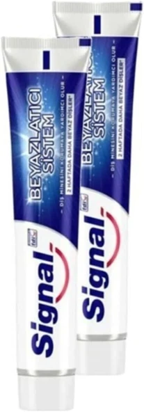 Signal Beyazlatıcı Sistem Macunu 50 Ml 2'Li Set ürün görseli 1