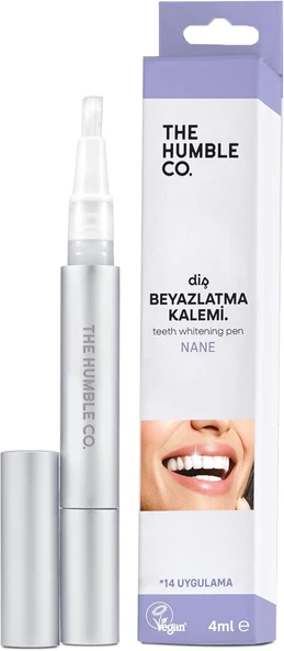 The Humble Co. Teeth Whitening Pen 4Ml Beyazlatma Kalemi Peroksit İçermez Hidroksiapatit Ile Güçlendirilmiş ürün görseli 1
