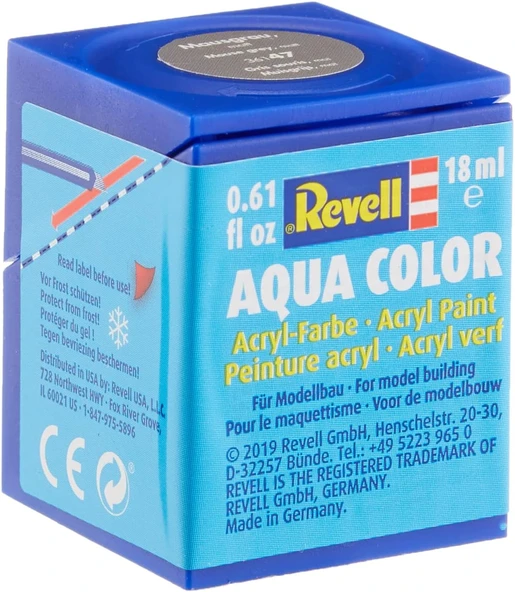 Revell - Su Bazlı Maket Boyası Gri Mat Ml (36147) ürün görseli 1