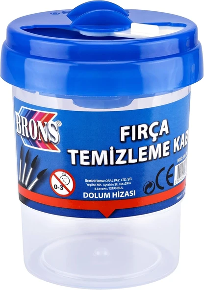Brons Br-250 Fırça Temizleme Kabı ürün görseli 1