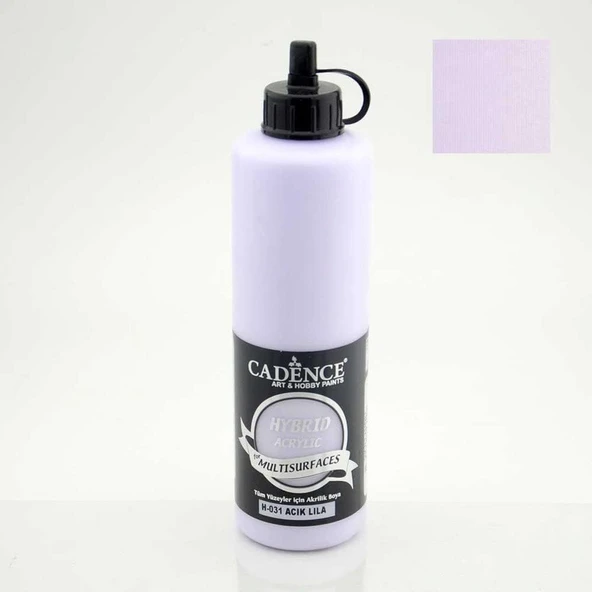 Cadence Hybrid Multisurface Akrilik Boya 500 Ml. H-031 Açik Li̇la ürün görseli 1