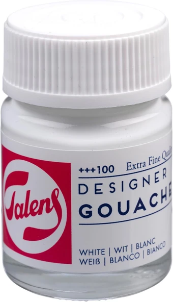 Talens Guaj Boya 16 Ml - White 100 ürün görseli 1