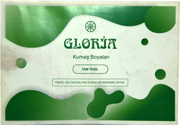Kumaş Boyası Tam Yeşil 10 Gr Paket ürün görseli 1