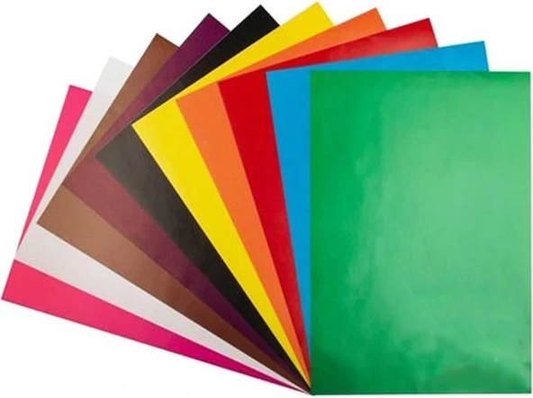 Mcolor A4 90 Gr Çok Renkli Elişi Kağıdı 10'Lu Paket ürün görseli 1