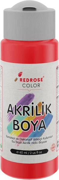 Kırmızı Akrilik Boya 60Ml ürün görseli 1