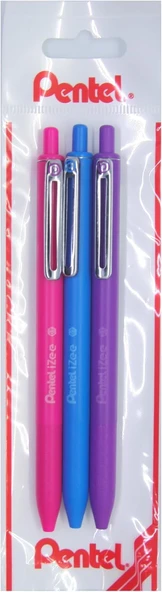 Pentel 0.7 Mm Bazlı Mekanizmalı Roller Kalem - Izee Pem-Mav-Mor ürün görseli 1