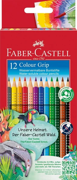 Faber-Castell 2001 Boya Kalemi, Karton Kutu, 12 Renk ürün görseli 1