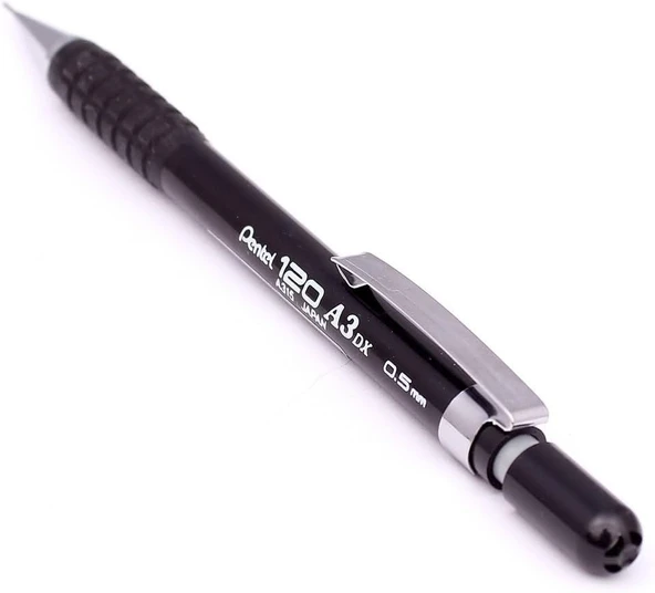 Pentel A315-A Pentel A315-A (0.5 Mm) Genel Kullanım İÇin Mekanik Kurşun Kalem (120A3), Siyah ürün görseli 1