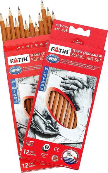 Fatih Fa15090Kl0F Teknik Çizim Kalemi Okul Seti 12'Li Paket ürün görseli 1