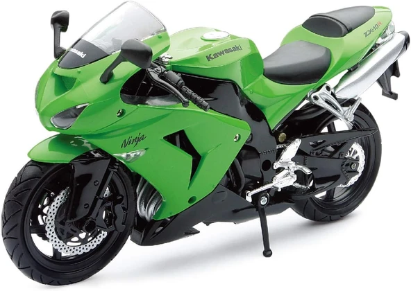 New Ray – 42443 Hat – Araba Minyatür – Moto – Kawasaki Zx 10 R – Yeşil ürün görseli 1