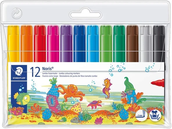 Staedtler 340 Wp12 Noris Clup Keçeli Kalem 3.0 Mm 12'Li ürün görseli 1