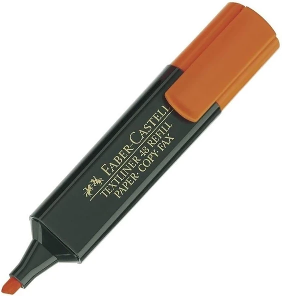 Faber Castell Fosforlu Kalem Turuncu ürün görseli 1