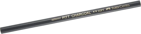 Faber-Castell Pitt Monochrome Naturel Kömür Kalemi, Siyah Yumuşak ürün görseli 1