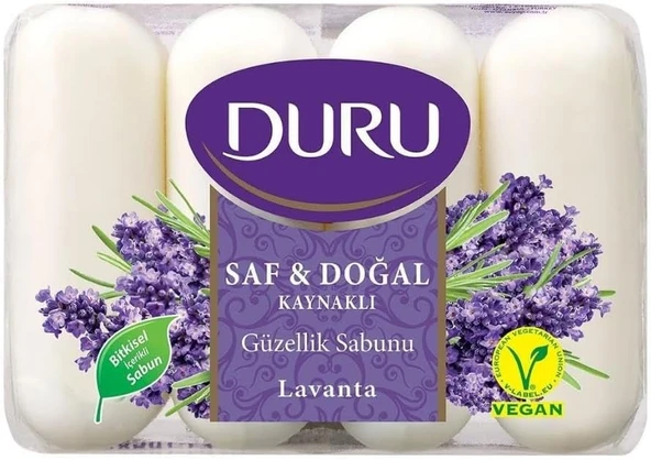 Duru Saf&Doğal Lavanta Sabun, 70 Gramx4 ürün görseli 1