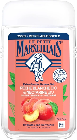Le Petit Marseillais Duş Jeli Şeftali Nektarin (250 Ml) ürün görseli 1
