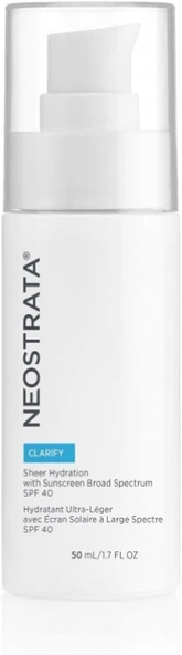 Neostrata Clarify Yağlı Ciltler İçin E Vitaminli Güneş Koruyuculu Nemlendirici Spf 40 50 Ml, Cosmeneoox ürün görseli 1