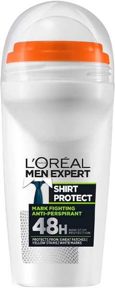Paris Men Expert Shirt Protect Anti Perspirant Roll-On Deodorant (50 Ml) ürün görseli 1