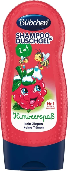 Bübchen Şampuan Duş Jeli-Frambuaz 230Ml ürün görseli 1