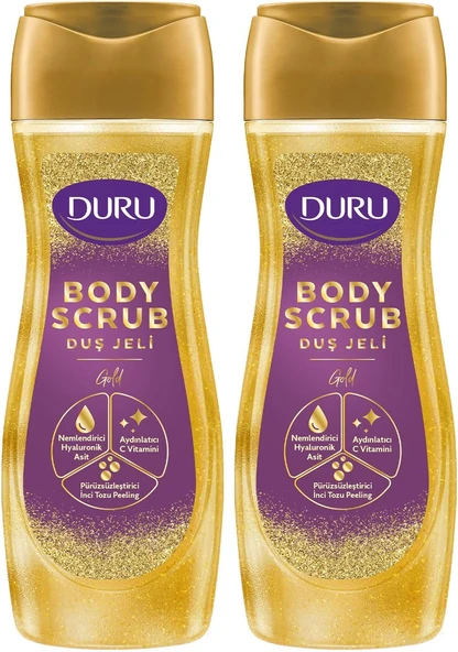 Duru Body Scrub Gold Duş Jeli 2X450 Ml ürün görseli 1