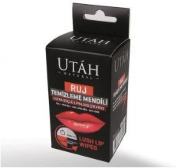Utah Ruj Temizleme Mendili Güçlü Lipgloss Çıkarıcı 10 Lu ürün görseli 1