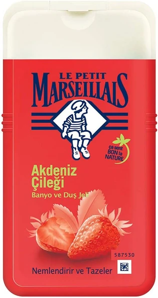 Le Petit Marseillais Duş Jeli Akdeniz Çileği (250 Ml) ürün görseli 1