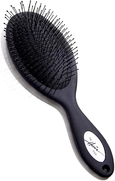 The Hair Shop Saç Uzatmaları Için Güvenli Dolaşık Açıcı Fırça, 909 Ergonomik Dolaşık Açıcı Fırça, Kuru Veya Islak Saçlar, Taraklar, Doğal Kayma Için, Kıvırcık, Erkekler Kadınlar Için ürün görseli 1