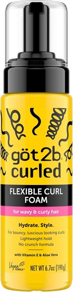 Got2B Curled Esnek Bukle Belirginleştirici Saç Köpüğü 190Gr ürün görseli 1