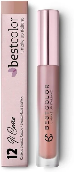 Best Сolor Il Make Up Italıano Invincible Matte Liquid 12 Kahire Likit Ruj 4Ml ürün görseli 1