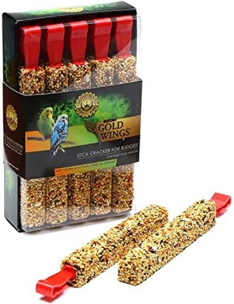 Gold Wings Ballı-Meyveli Muhabbet Kuşu Krakeri, 10'Lu Kutu ürün görseli 1