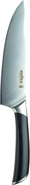 Zyliss E920270 Şef Bıçağı | 20 Cm/8 Inç | Paslanmaz Çelik | Siyah Saplı | Profesyonel Mutfak Bıçağı/Sebze Bıçağı | Bulaşık Makinesinde Yıkanabilir | 25 Yıl ürün görseli 1