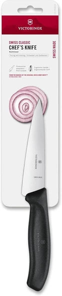 Victorinox Mutfak Bıçağı Swiss Tranç Blister Uzunluk 12 Cm, 6.8003.12B Üstüne Siyah ürün görseli 1
