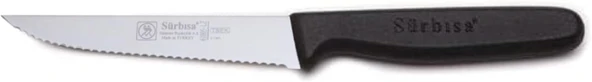 Sürbısa 61005-Lz Tırtıklı Uç Biftek Bıçağı (Siyah) ürün görseli 1