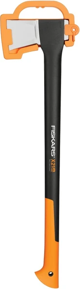 Fiskars Balta 1,63 Kg, Saklama Taşıma Çantası Ile, Uzunluk: 71 Cm, Yapışmaz Kaplama, Çelik Bıçak/Fiberglas Sap, Siyah/Turuncu, X21–L, 1015642 ürün görseli 1