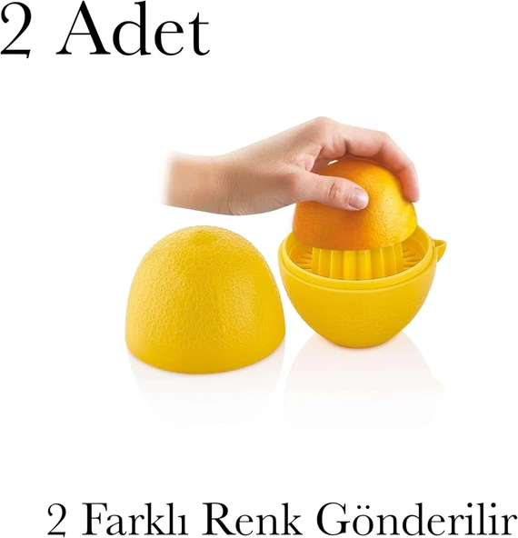Limon Sıkacağı Bpa İçermez 2 Adet 2 Renk Limon Saklama Kabı Limon Sıkacağı ürün görseli 1