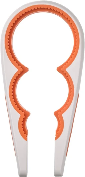 Kavanoz Açacağı, Beyaz-Turuncu, 21 Cm ürün görseli 1