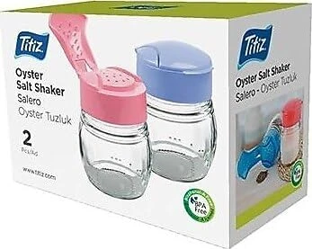 Titiz Baharatlık Tuzluk Seti (2 Adet) - 80 Ml Masaüstü Kavanoz Kc-202 ürün görseli 1