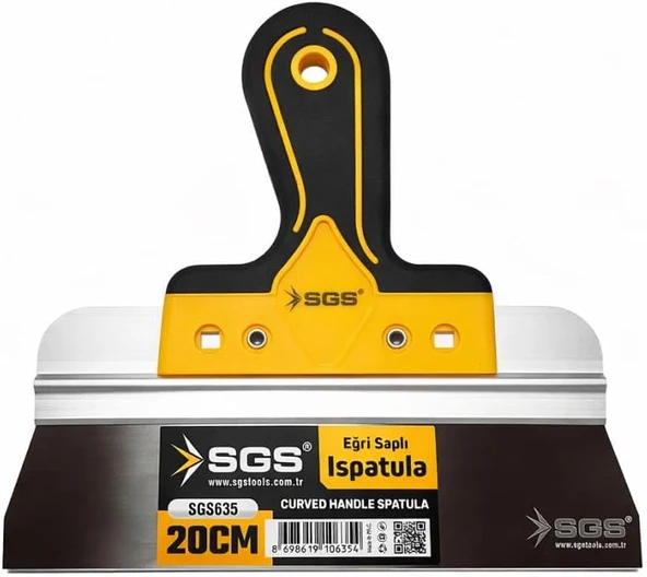 Sgs Eğri Saplı Ispatula 20Cm ürün görseli 1