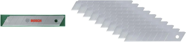 Kırma Bıçağı Mm, 10 Adet (Maket Bıçağı/Maket Bıçağı Için Yedek Bıçaklar; Yüksek Kaliteli Sk5 Çelik; Boyutu Mm; 7 Kırma Parça; Saklama Kutusu) ürün görseli 1