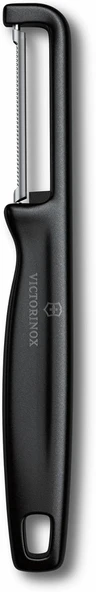 Victorinox 6.0943.3 Iota Tırtıklı Kenar Çift Taraf Siyah Soyacak ürün görseli 1