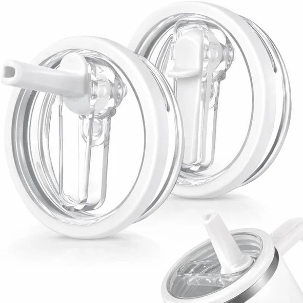 Sellhubx 40 Oz Yedek Kapak – Sızdırmaz Leakproof Tasarım – Bpa Free Yedek & Upgrade Lid – Quencher Ile Bardak & Termos Kapağı + Iç Pipeti ürün görseli 1