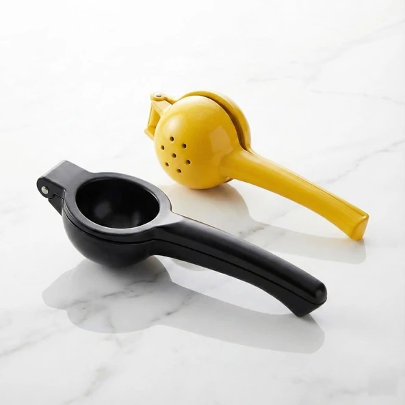 Amberhaus Pratik Metal Limon Sıkacağı | Ergonomik Narenciye Sıkacağı (Siyah) ürün görseli 1