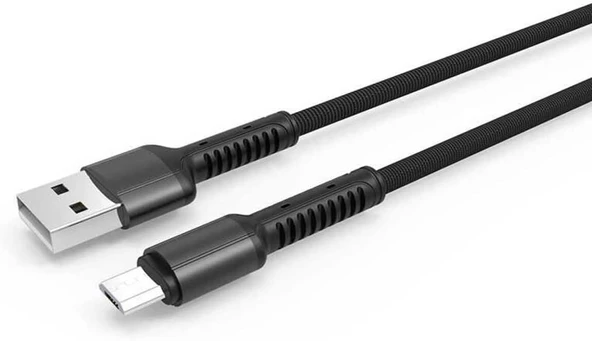Psr Aksesuar Gri Micro Usb Kablo- Gri Ls66 Ile ürün görseli 1