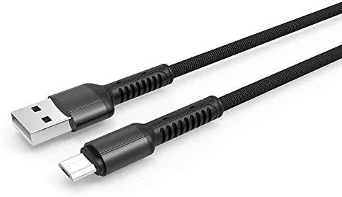 Hasır Kırılmaya Dayanıklı 30Cm Ls66 Micro Usb Kablo Gri ürün görseli 1
