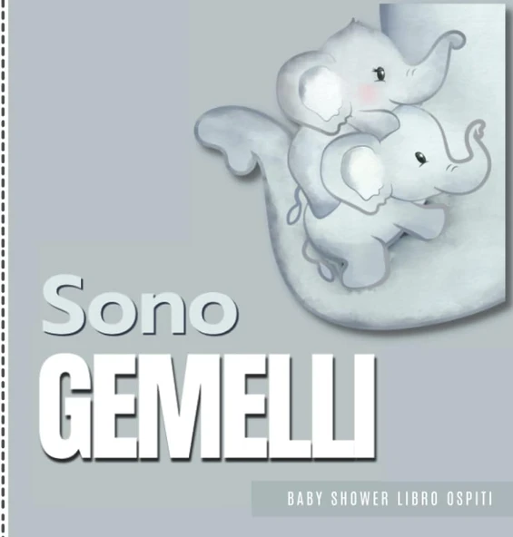 Independently Published Baby Shower: Libro Ospiti Per I Gemelli | Baby Shower Guestbook | Consigli, Auguri E Messaggi. Ottima Idea Regalo (Italian Edition) ürün görseli 1