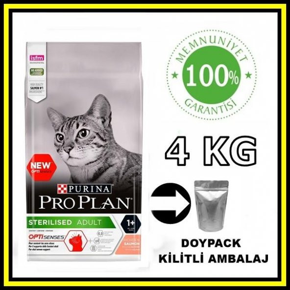 Proplan Sterilised Somonlu Kısırlaştırılmış Kedi Maması 4 Kg Açık Mama ürün görseli 1