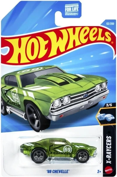 Hot Wheels Tekli Arabalar '69 CHEVELLE JJK83 (KISA KART)