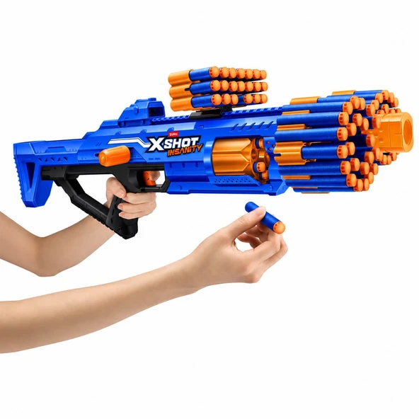 PTTAVM: X-Shot Insanity Berzerko 68 cm Sünger Dart Atan Oyuncak