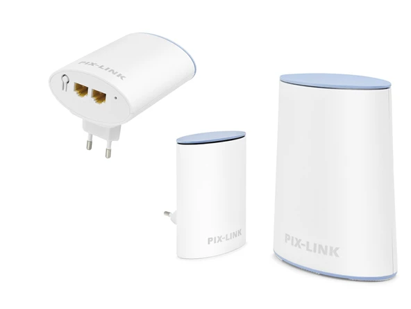 Mesh Wifi Sistemi Ac1200 Dual Band 3’Lü Set - Beyaz LV-WMS01